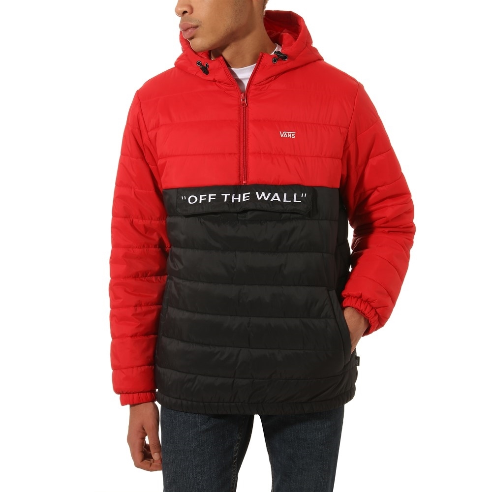 Vans sale jacket red